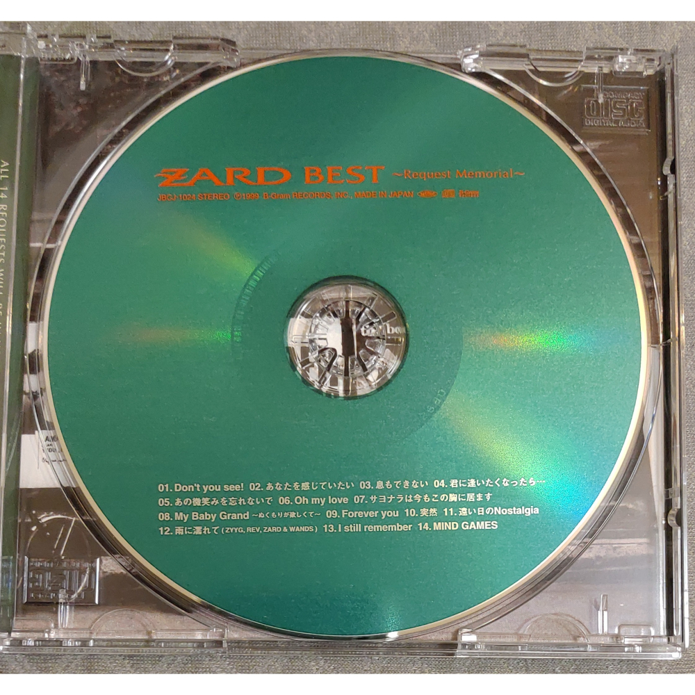 ZARD - ZARD BEST～Request Memorial (含第三回特典)   日版 二手 CD-細節圖4
