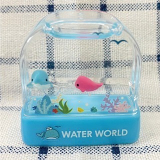 【印森活】彩繪殼漂浮印章 紫波兔／藍馬／藍鯨魚／藍湯瑪士－連續印章(印面大小3.3*1.2cm)-細節圖3