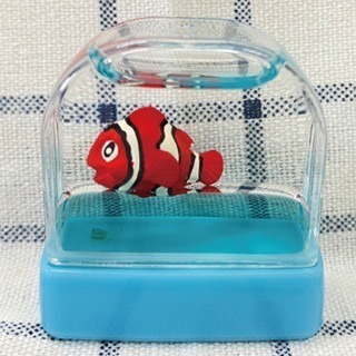 【印森活】漂浮印章 藍郵輪／藍小丑魚／粉小黃鴨／粉水獺－連續印章(印面大小3.3*1.2cm)｜漂浮章-規格圖6