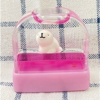 【印森活】漂浮印章 藍郵輪／藍小丑魚／粉小黃鴨／粉水獺－連續印章(印面大小3.3*1.2cm)｜漂浮章-規格圖8