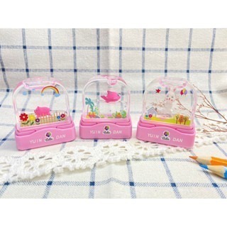 【印森活】粉色可愛漂浮印章 小白兔／粉海豚／粉紅豬 連續印章(印面大小3*1cm)｜漂浮章 可愛印章 可愛動物 海洋世界-細節圖2