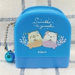 【印森活】彩繪殼馬卡龍印章 粉角落好滋味／藍角落美人魚／藍角落泡泡／紫角落冰淇淋－連續印章(印面大小3*1cm)-規格圖10