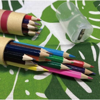【印森活】12色紙筒色鉛筆附削筆器｜色鉛筆 削鉛筆機 12色 桶裝色鉛筆 卷筆-細節圖3