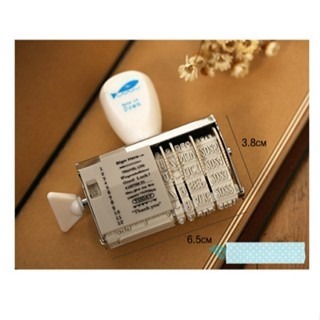 【印森活】滾輪手帳日期印章｜印章 手帳 積木 滾輪章 日期章 可愛印章-細節圖2