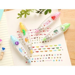 【印森活】好心情花邊帶 圖案可愛清晰｜立可帶 花邊 手作 手札 筆記本 DIY 手繪圖 可愛圖 花邊立可帶-細節圖5