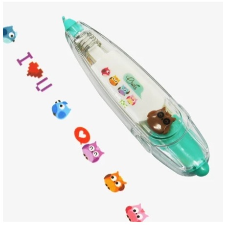 【印森活】好心情花邊帶 圖案可愛清晰｜立可帶 花邊 手作 手札 筆記本 DIY 手繪圖 可愛圖 花邊立可帶-規格圖5