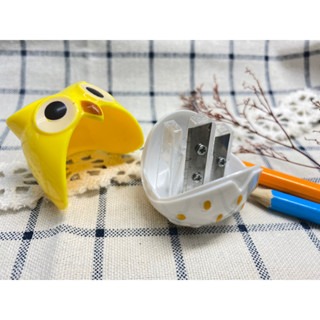 【印森活】可愛貓頭鷹雙孔削筆器｜削鉛筆機 削筆小物 簡易削鉛筆 可愛動物 四色 削筆機-細節圖2