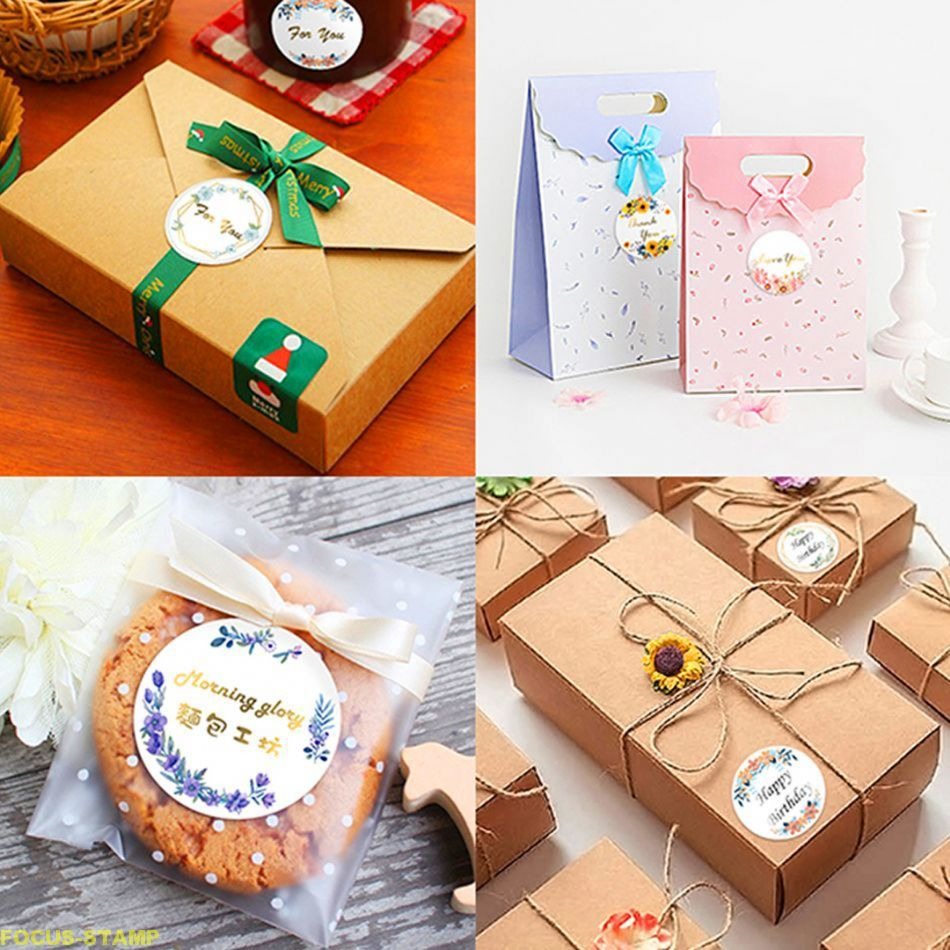 印森活】白底黑字圓形花邊包裝貼  96張 / 尺寸直徑3cm｜卡通姓名貼 版權貼 大張姓名貼 可愛姓名貼-細節圖2