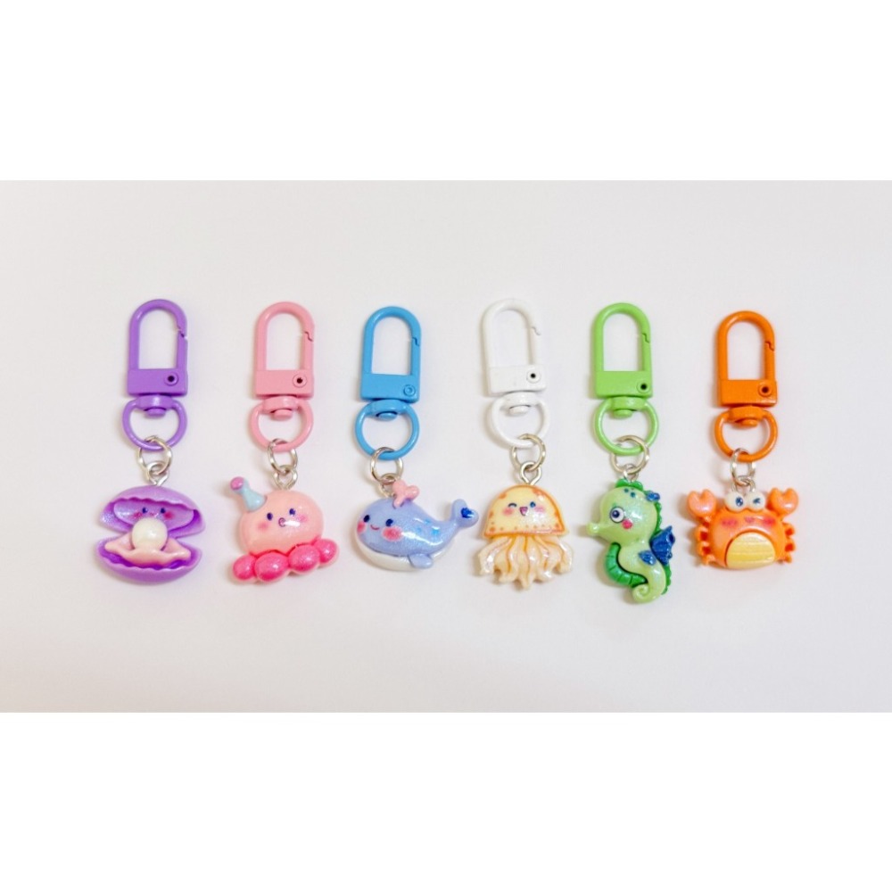 【印森活】童趣可愛掛件33.0系列｜鑰匙圈 吊飾 掛件 童趣 卡通 療癒系 組合-規格圖1