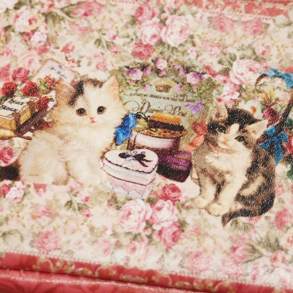 「 ANGELIQUE SPICA 日本製 MIJ 貓咪 迷你 零錢包 小物收納包 」★ Zammu日本雜貨-細節圖2