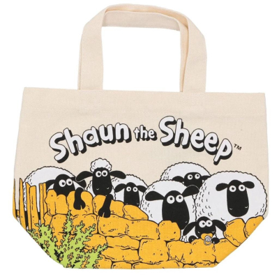 「 笑笑羊 肖恩羊 Shaun The Sheep 迷你 帆布 托特袋 手提袋 提袋 便當提袋 」★ Zammu日本雜貨