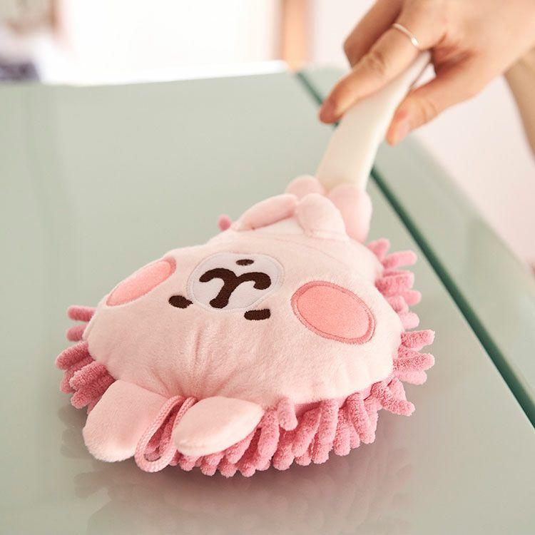 「 卡娜赫拉 小動物 兔兔 迷你 除塵撢 桌面清潔 」★ Zammu日本雜貨-細節圖4