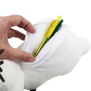 「 冰雪奇緣 雪寶 筆袋 鉛筆袋 筆具收納 文具收納 絨毛筆袋 」★ Zammu日本雜貨-細節圖2