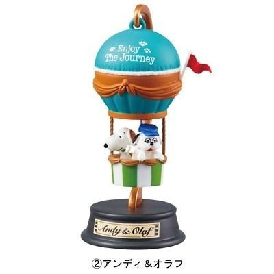 「 日本 Re-ment Rement 史努比 Snoopy 盒玩 食玩 熱氣球 旅行 6款 」★ Zammu日本雜貨-細節圖4