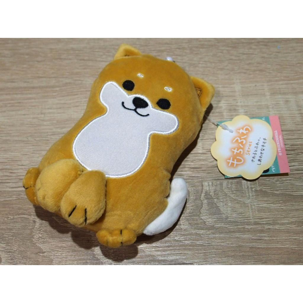 「 日本 柴犬 SHIBATA 柴田 柴田桑 拉線 伸縮 票夾 票卡夾 零錢包 坐姿 」★ Zammu日本雜貨-細節圖2