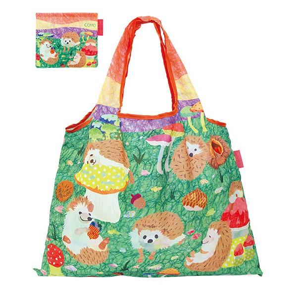 「 日本品味 日本設計 折疊 環保 購物袋 外出袋 便利袋 收納袋 刺蝟 」★ Zammu日本雜貨-細節圖2