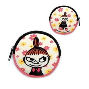 「 嚕嚕米 MOOMIN 慕敏 姆明 小不點 零錢包 日本原裝正版 花朵與小不點 」★ Zammu日本雜貨-細節圖4