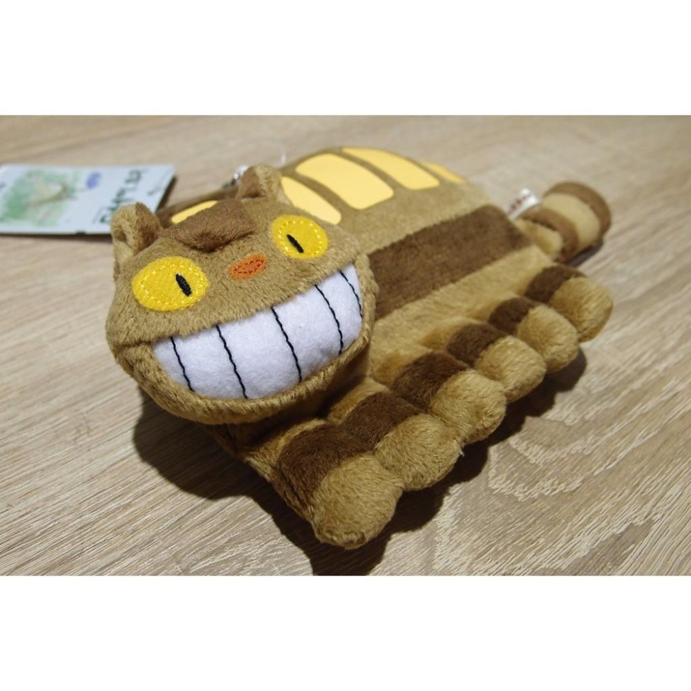 「特價 吉卜力 龍貓 貓公車 拉線式 伸縮式 票夾 悠遊卡套 零錢包 吊飾 」★ Zammu日本雜貨-細節圖2