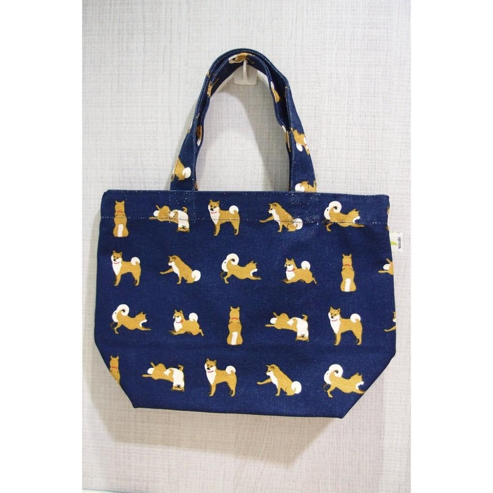 「 日本 柴犬 柴田 SHBATA 柴田桑 柴田君 迷你 帆布 提袋 手提袋 手提托特袋 」★ Zammu日本雜貨-細節圖2