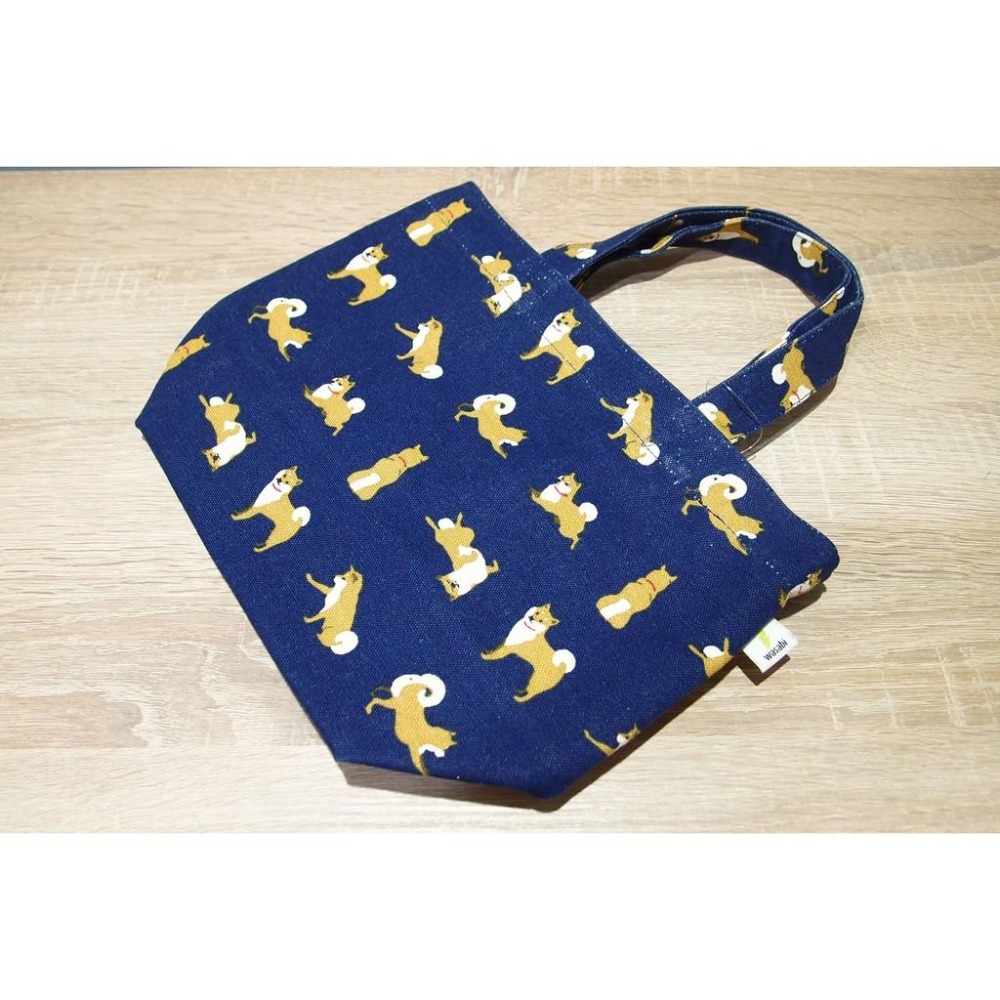 「 日本 柴犬 柴田 SHBATA 柴田桑 柴田君 迷你 帆布 提袋 手提袋 手提托特袋 」★ Zammu日本雜貨-細節圖3