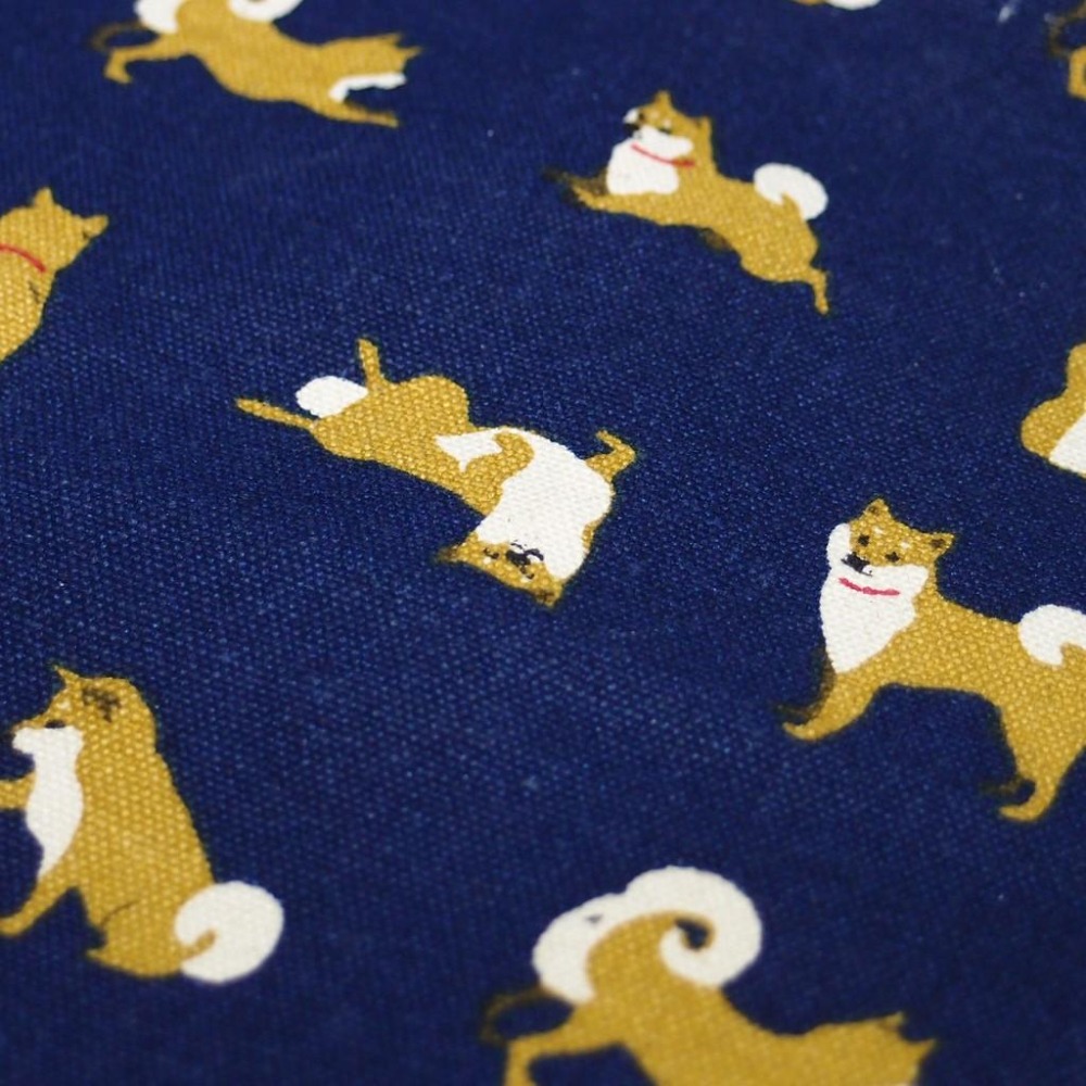 「 日本 柴犬 柴田 SHBATA 柴田桑 柴田君 迷你 帆布 提袋 手提袋 手提托特袋 」★ Zammu日本雜貨-細節圖4