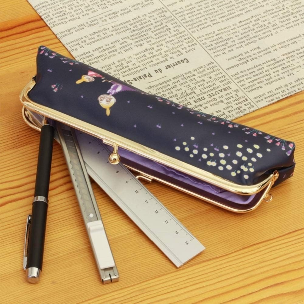 「 MOOMIN 嚕嚕米 慕敏 姆明 輕便型 仿皮 筆袋 筆盒 鉛筆袋 文具收納 筆具收納 」★ Zammu日本雜貨-細節圖2