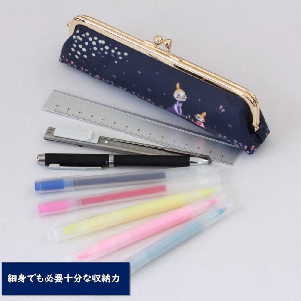 「 MOOMIN 嚕嚕米 慕敏 姆明 輕便型 仿皮 筆袋 筆盒 鉛筆袋 文具收納 筆具收納 」★ Zammu日本雜貨-細節圖3