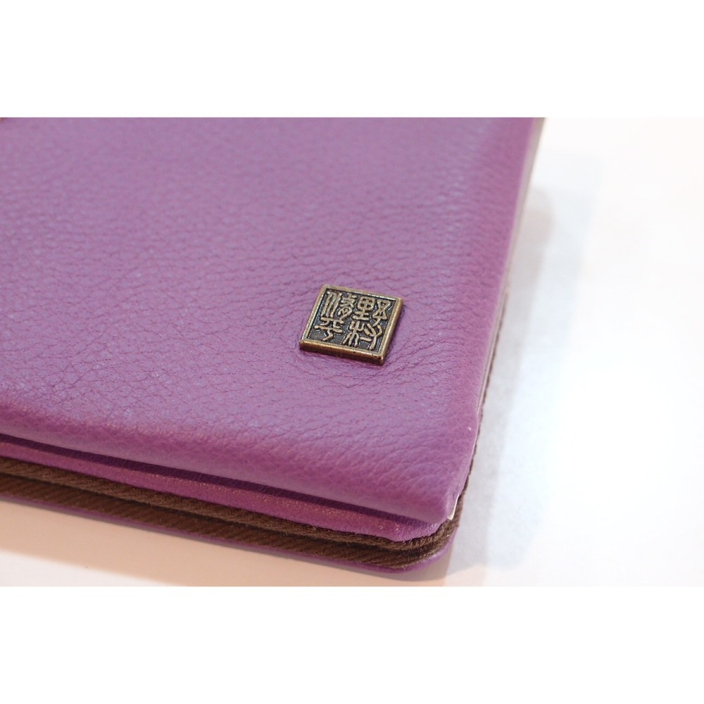 「  野村修平 監制 真皮 牛皮 長夾 皮夾 女夾 女用皮夾 錢包 拼接風格 」★ Zammu日本雜貨-細節圖3