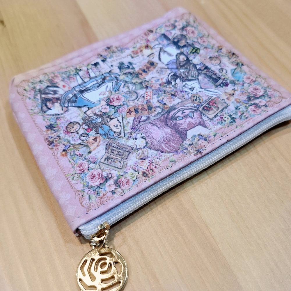 「 MIJ 日本製 ANGELIQUE SPICA 愛麗絲 夢遊仙境 迷你 零錢包 錢包 收納 」★ Zammu日本雜貨-細節圖2
