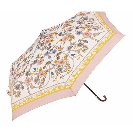 「絕版出清 日本because折傘 領巾圖紋 晴雨兩用 抗UV 超輕 現貨」★ Zammu日本雜貨-細節圖5