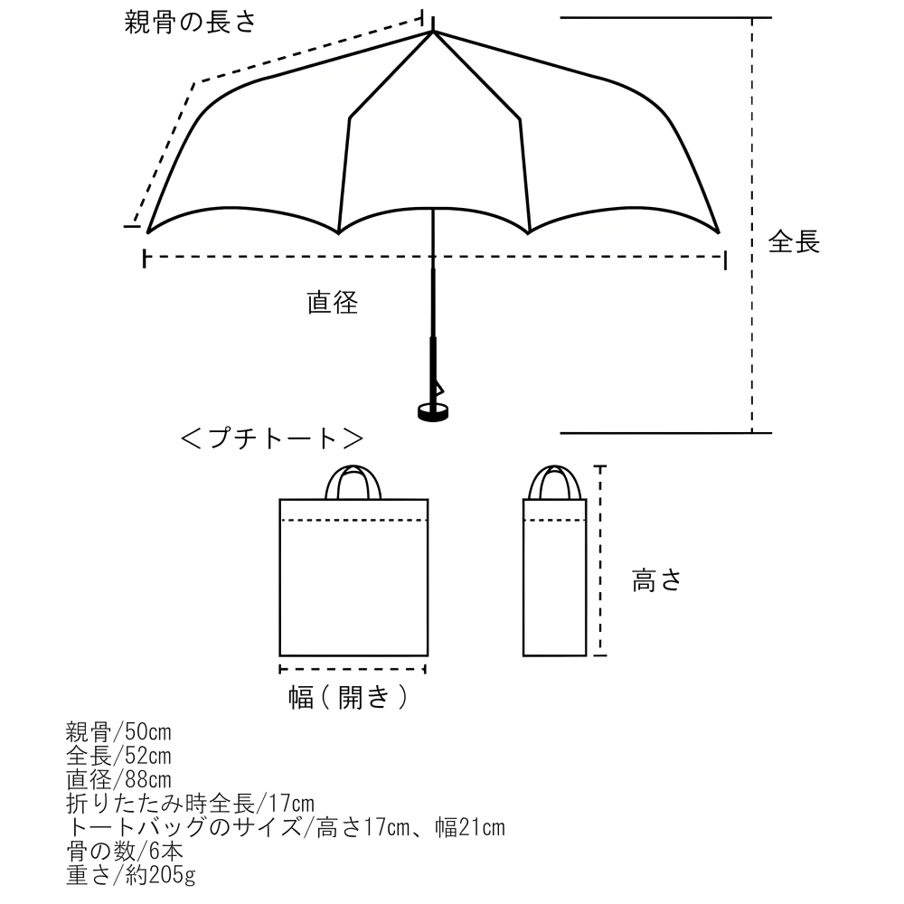 「 絕版出清 日本because 折傘 可愛花朵 迷你 晴雨兩用 抗UV 超輕 托特提袋」 ★ Zammu日本雜貨-細節圖4
