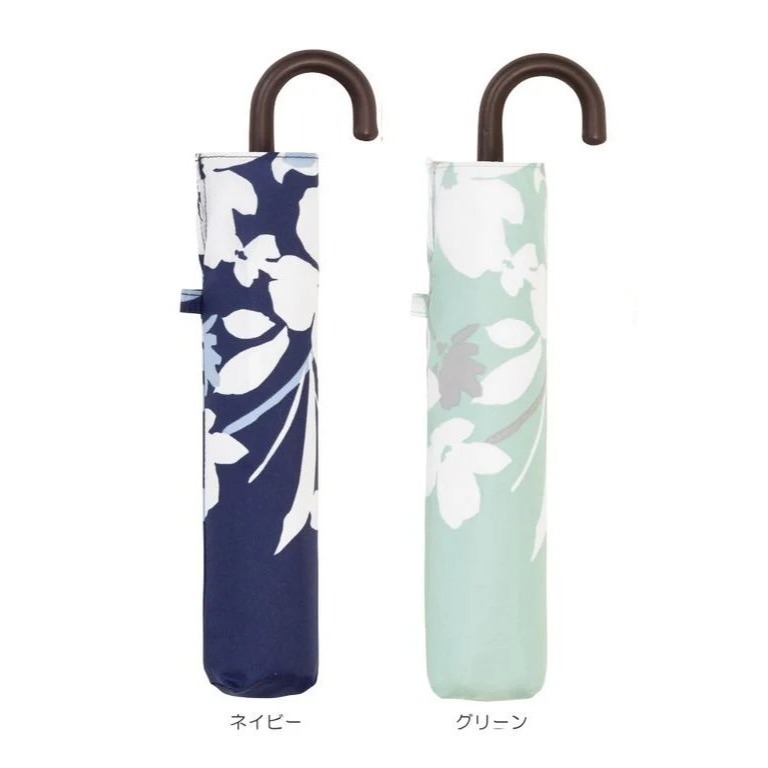 「 絕版出清 日本because 折傘 花草 迷你 晴雨兩用 抗UV 超輕 現貨」 ★ Zammu日本雜貨-細節圖2