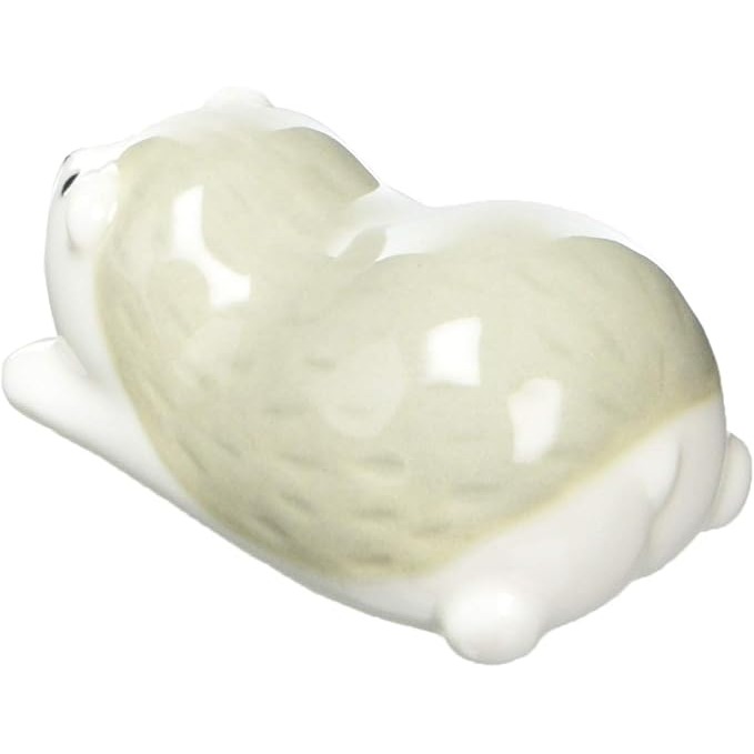 「 Decole Puriketsu 可愛動物 刺蝟 造型 筷架 筷子架 箸置 陶瓷 」★ Zammu日本雜貨-細節圖2