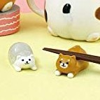 「 Decole Puriketsu 可愛動物 刺蝟 造型 筷架 筷子架 箸置 陶瓷 」★ Zammu日本雜貨-細節圖4