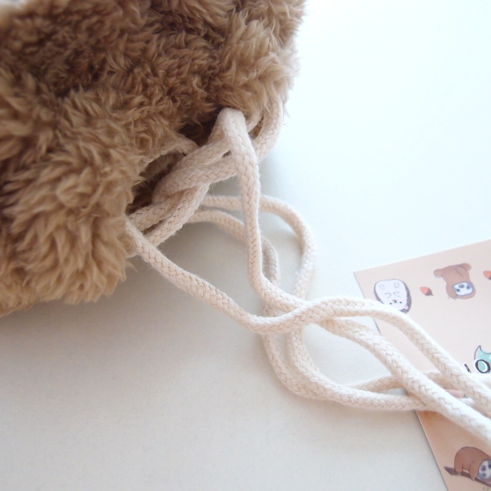 「 Petit Colon 刺蝟 造型 束口袋 整理袋 小物整理 小物收納 收納 」★ Zammu日本雜貨-細節圖3