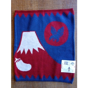 「 MIJ 日本製 成人 肚圍 腹巻 保暖 富士山 茄子 老鷹 新年初夢 L尺寸 」★ Zammu日本雜貨-細節圖2