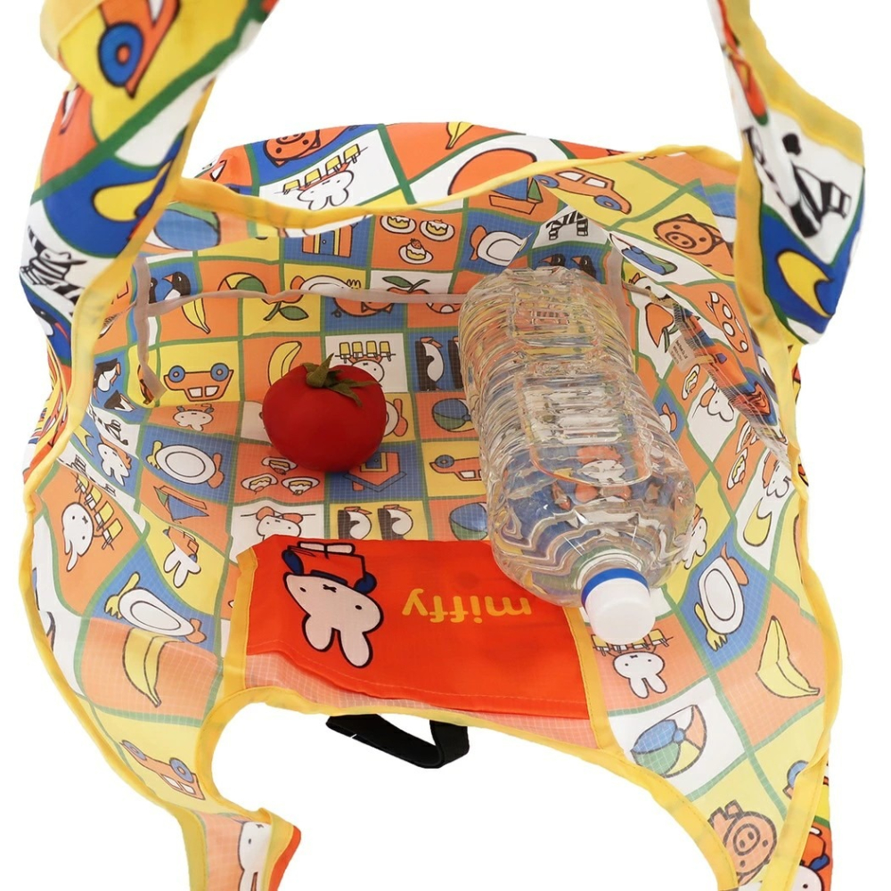 「 Miffy 米菲 米菲兔 折疊式 收納式 購物袋 環保購物袋 收納袋 輕便袋 」★ Zammu日本雜貨-細節圖4