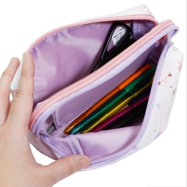 「 SNOOPY 史努比 花生漫畫 筆袋 鉛筆袋 筆盒 雙層 文具收納 」★ Zammu日本雜貨-細節圖3