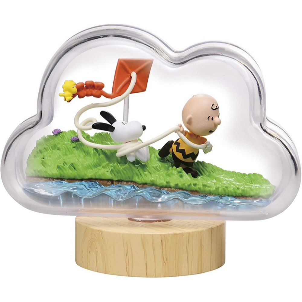 「 Re-ment SNOOPY 史努比 盒玩 盲盒 透明罐 瓶中信 生態缸 天氣 」★ Zammu日本雜-細節圖4