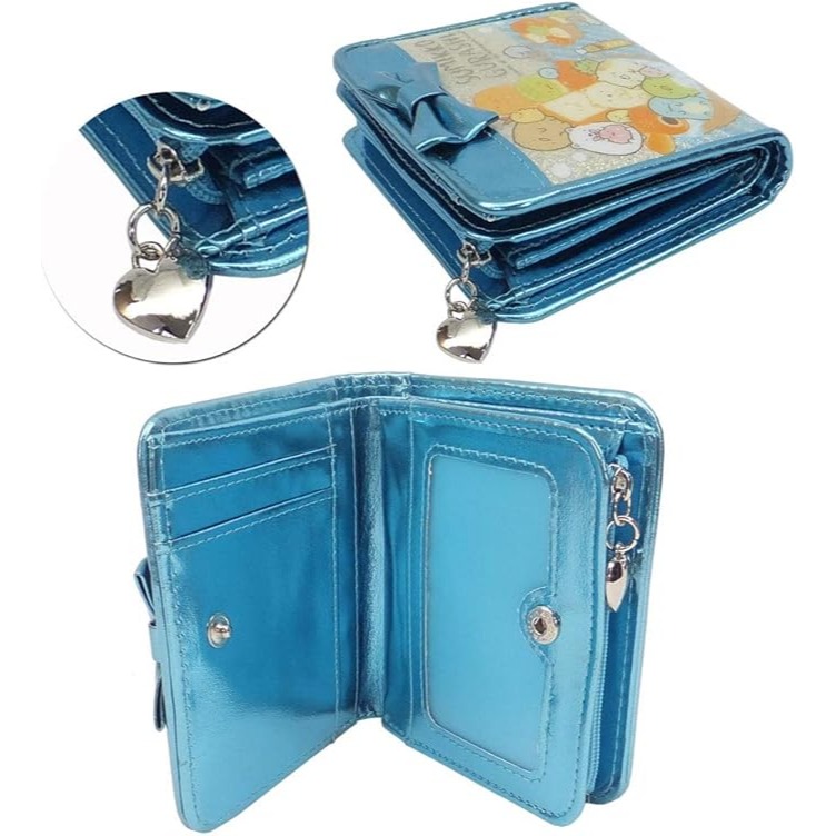 「 角落生物 角落小夥伴 閃亮亮 兒童錢包 皮夾 短夾 兒童禮物  」★ Zammu日本雜貨-細節圖3