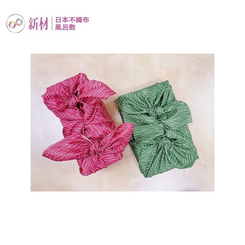 日本風呂敷包巾 利久綠68x68cm-細節圖2