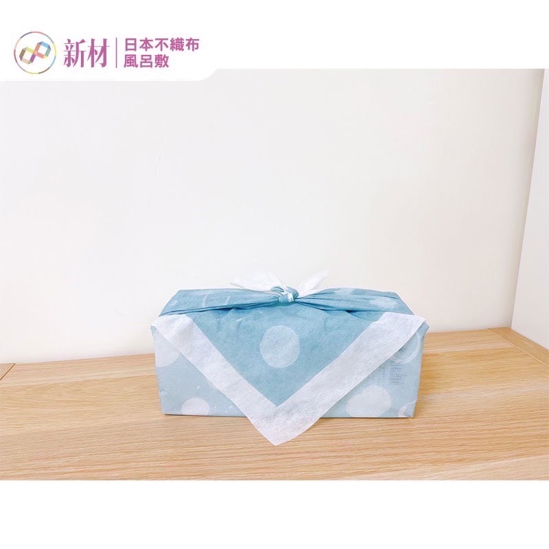 日本風呂敷包巾 水點藍66x66cm-細節圖2