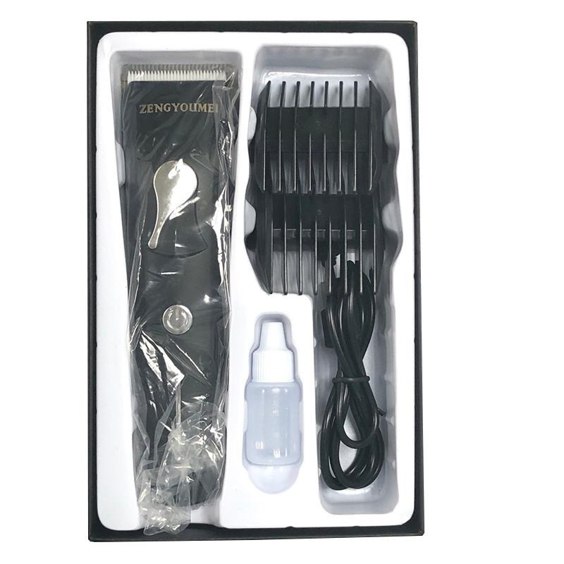 【魅惑堤緹🚀】ZENGYOUMEI 真優美 消光黑 專業充電式理髮器 剃頭刀電動 理髮電剪 電推剪 電動 造型-細節圖3