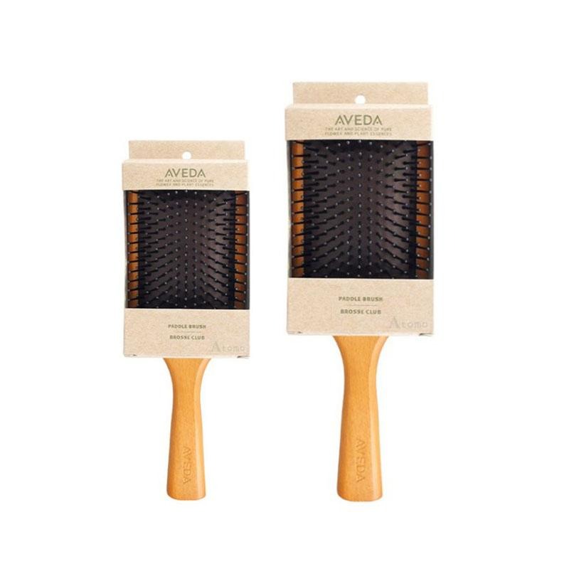 【魅惑堤緹🚀限量】AVEDA 木質氣墊梳 迷你版 木梳 梳子 按摩梳 木質髮梳 防靜電 捲髮梳 長髮 大齒 氣墊梳-細節圖2