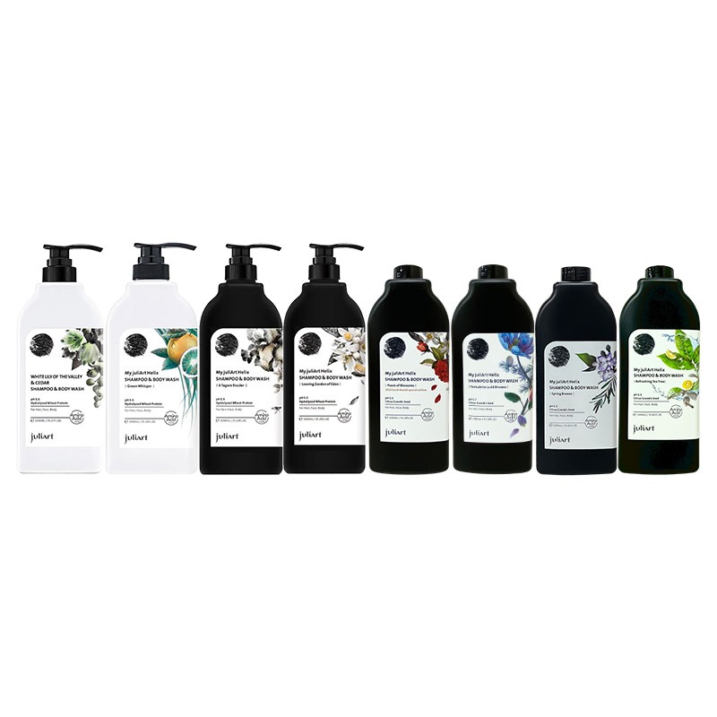 【魅惑堤緹🚀】juliart 覺亞 三合一洗髮沐浴露 1000ml 洗髮 沐浴 三合一 保濕 控油 去屑 清涼-細節圖2