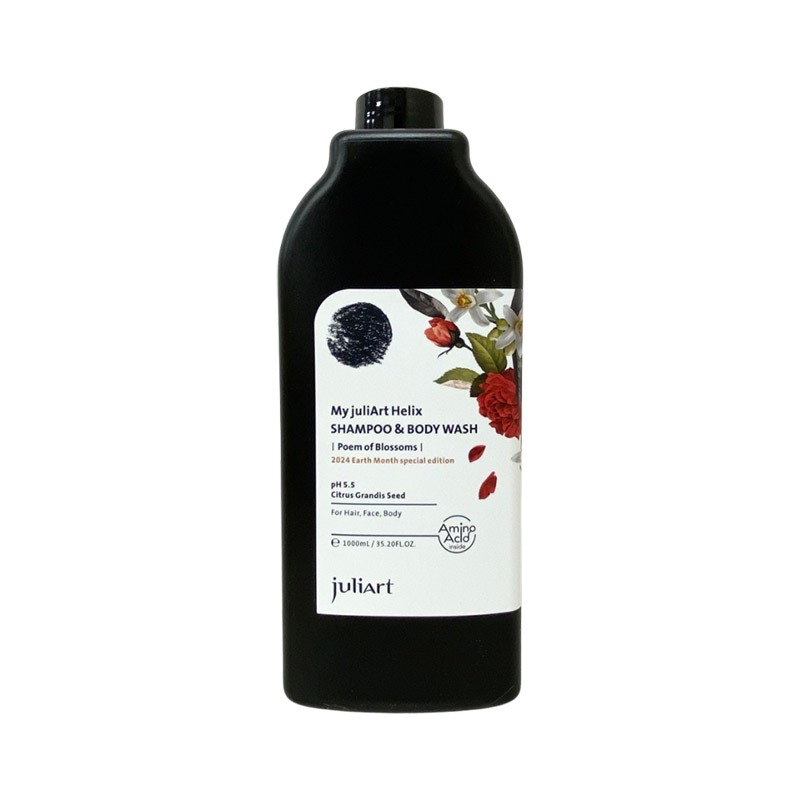 【魅惑堤緹🚀】juliart 覺亞 三合一洗髮沐浴露 1000ml 洗髮 沐浴 三合一 保濕 控油 去屑 清涼-細節圖5