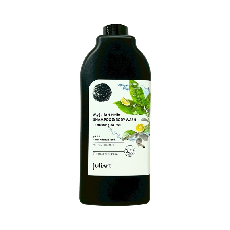 【魅惑堤緹🚀】juliart 覺亞 三合一洗髮沐浴露 1000ml 洗髮 沐浴 三合一 保濕 控油 去屑 清涼-細節圖6