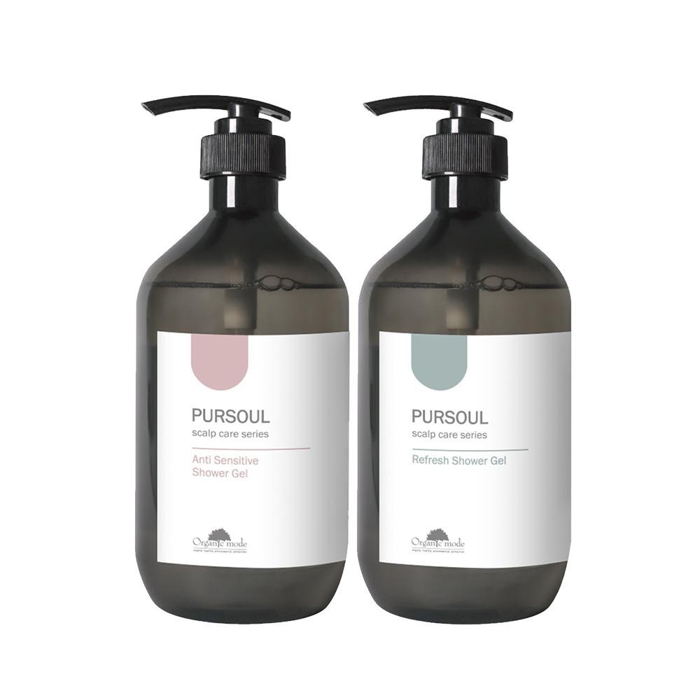 【魅惑堤緹🚀】Organic Mode 有機模式 敏感保濕 控油清爽 純淨香氛沐浴膠 Pursoul 沐浴乳-細節圖2