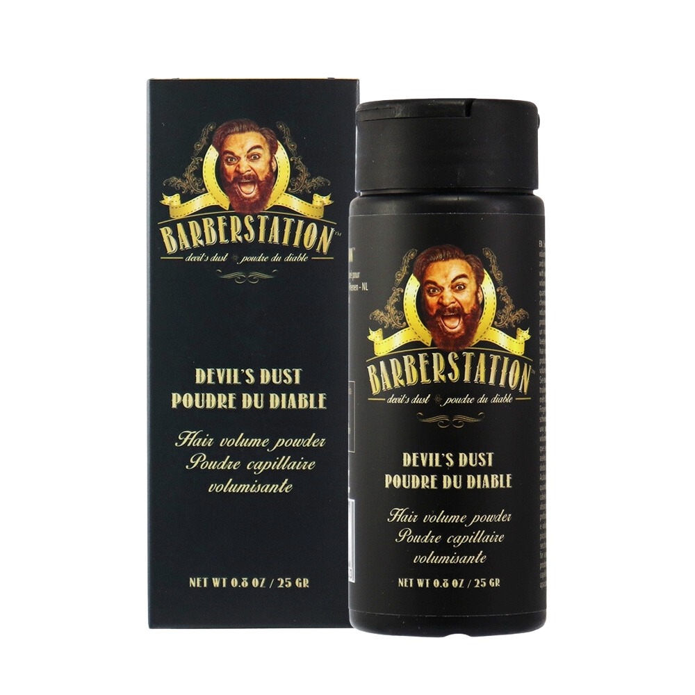 【魅惑堤緹🚀】Barberstation 巴博士 硬漢 髮油 髮蠟 髮乳 髮膏 髮纖 惡魔白粉 造型品 定型 光澤-細節圖8