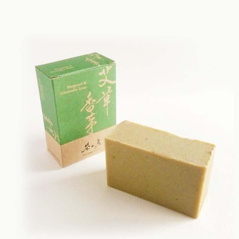 【魅惑堤緹】茶山房 肥皂 艾草香茅皂 茶樹 綠茶 左手香 100G 盒裝 公司貨 肥皂 洗臉 沐浴-細節圖6